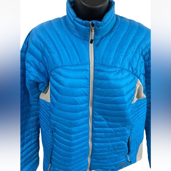 Eddie Bauer First Ascent EB800 Fill Down Coat Blue Women’s Size M - Picture 5 of 11